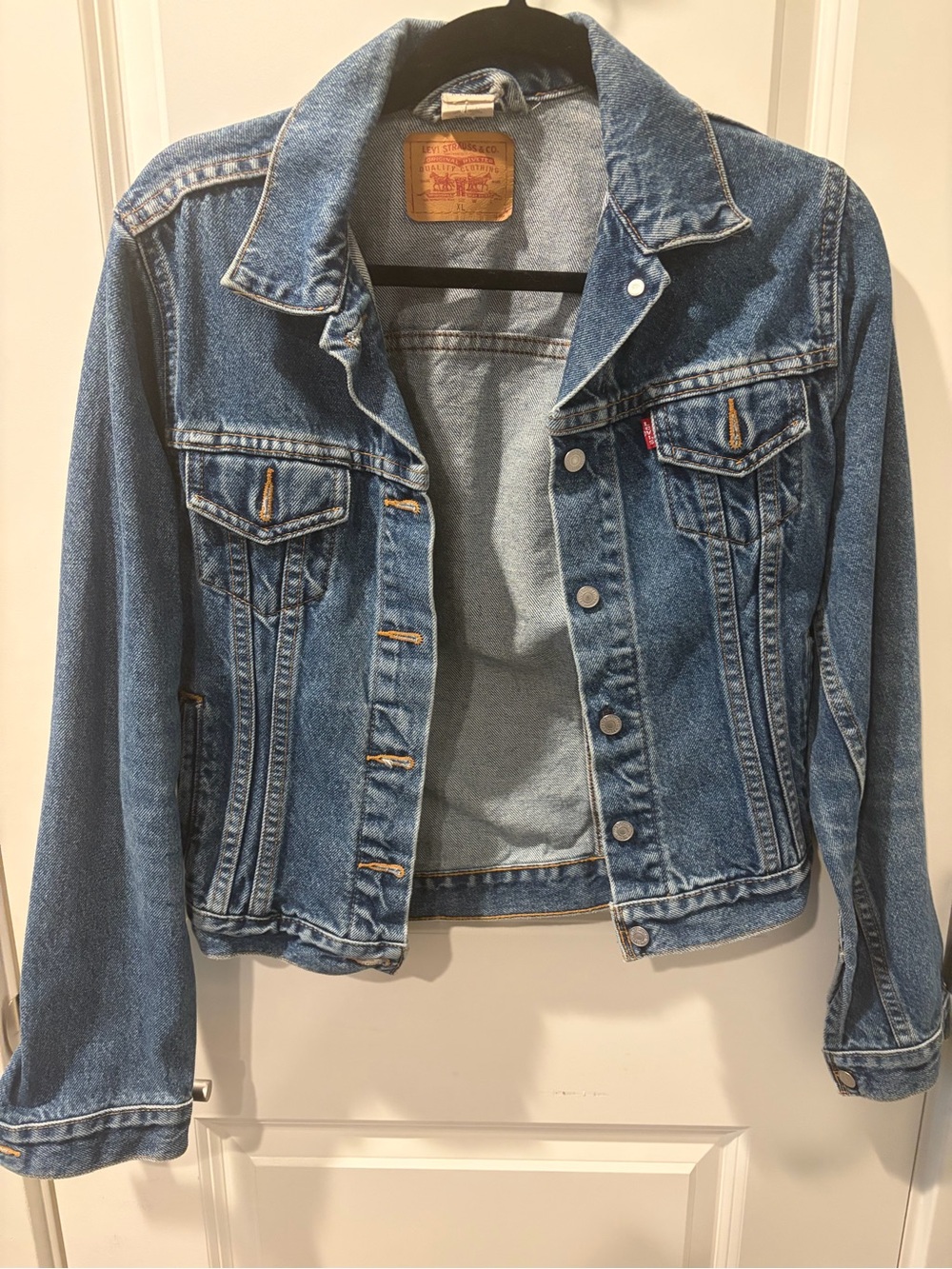 Levi's Kids Denim Jacket with Button Front | Size XL |